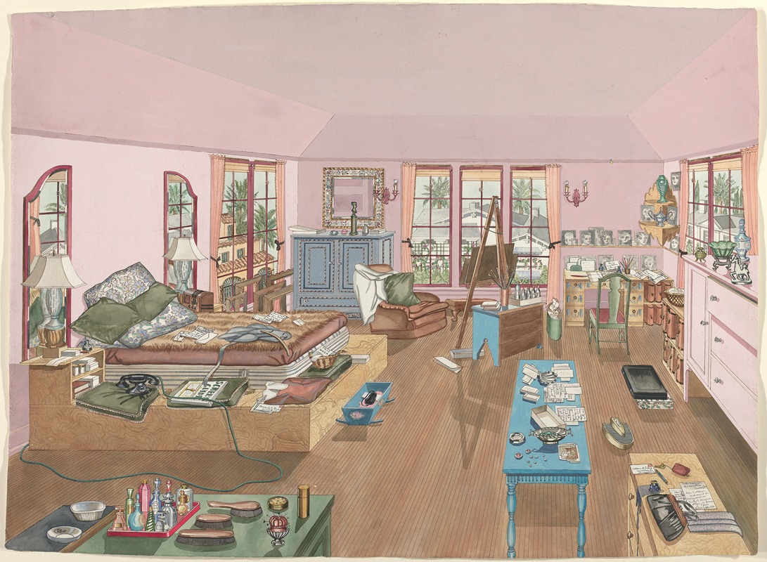 Perkins Harnly - Bedroom, 1940