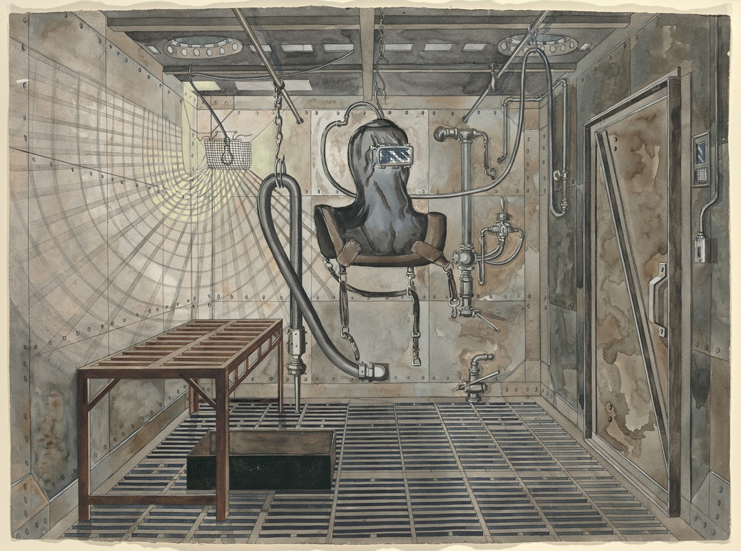 Perkins Harnly - Interior Sand Blasting Chamber, 1935