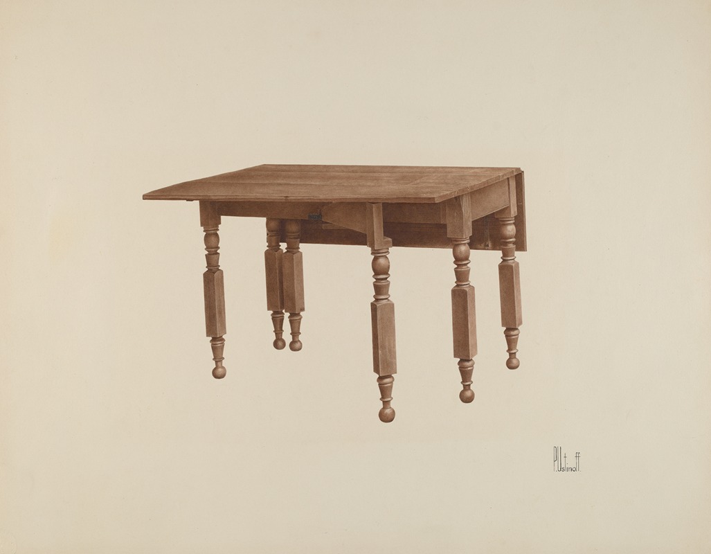 Peter C. Ustinoff - Gateleg Table