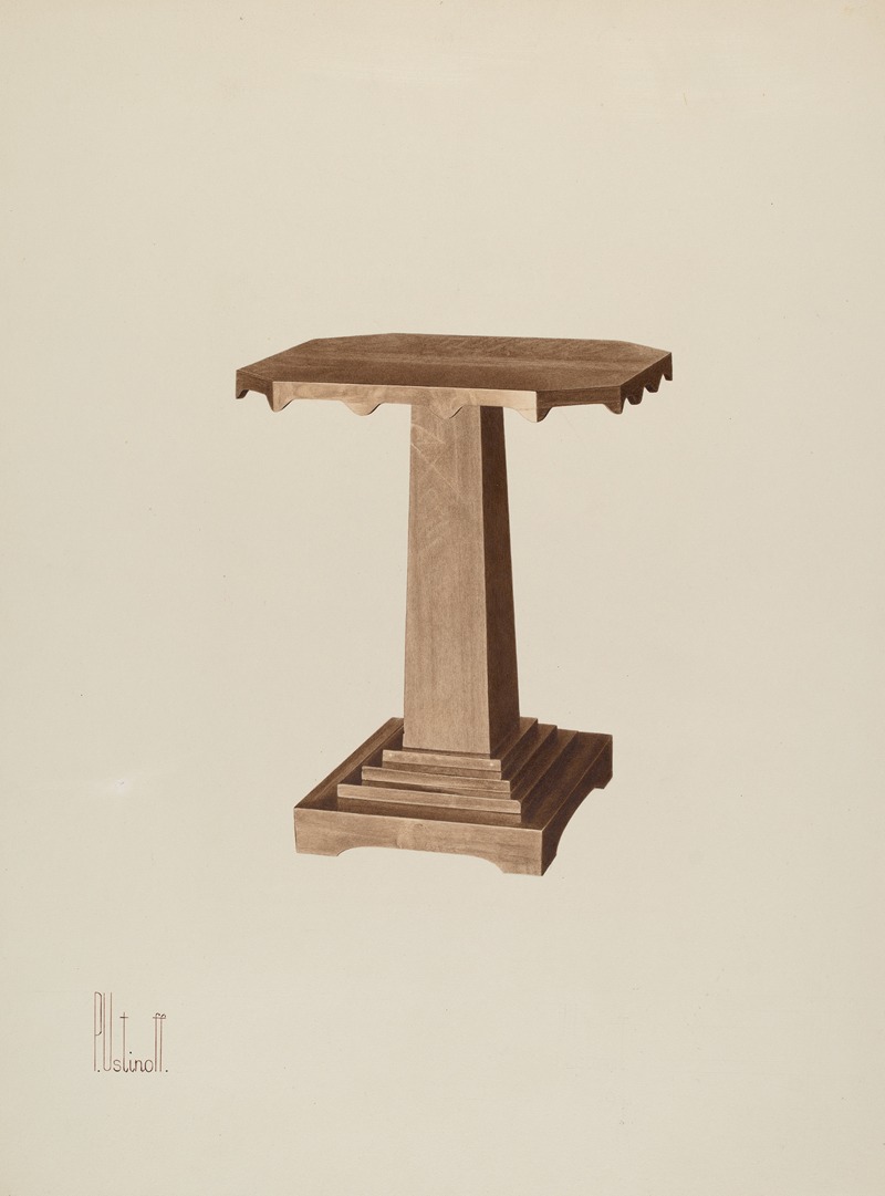 Peter C. Ustinoff - Octagonal Table