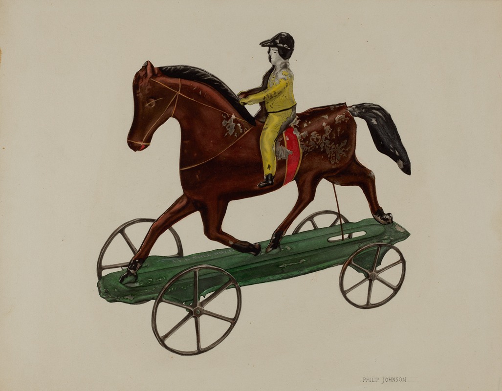 Philip Johnson - Horse and Rider