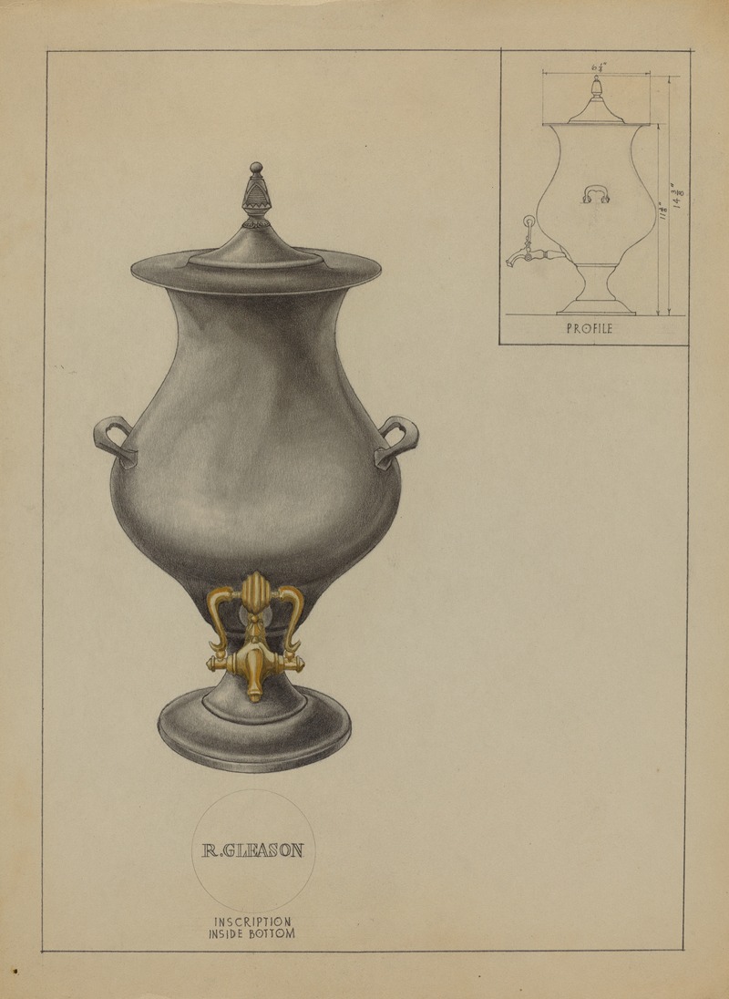 Philip Johnson - Pewter Coffee Urn