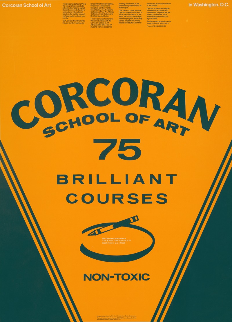 Bob Shelley - Corcoran School of Art. 75 brillant courses