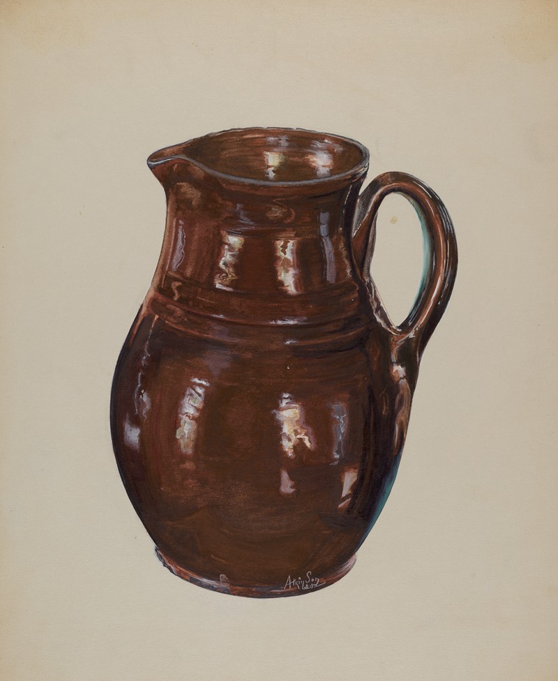 Ralph Atkinson - Economy Redware Pitcher