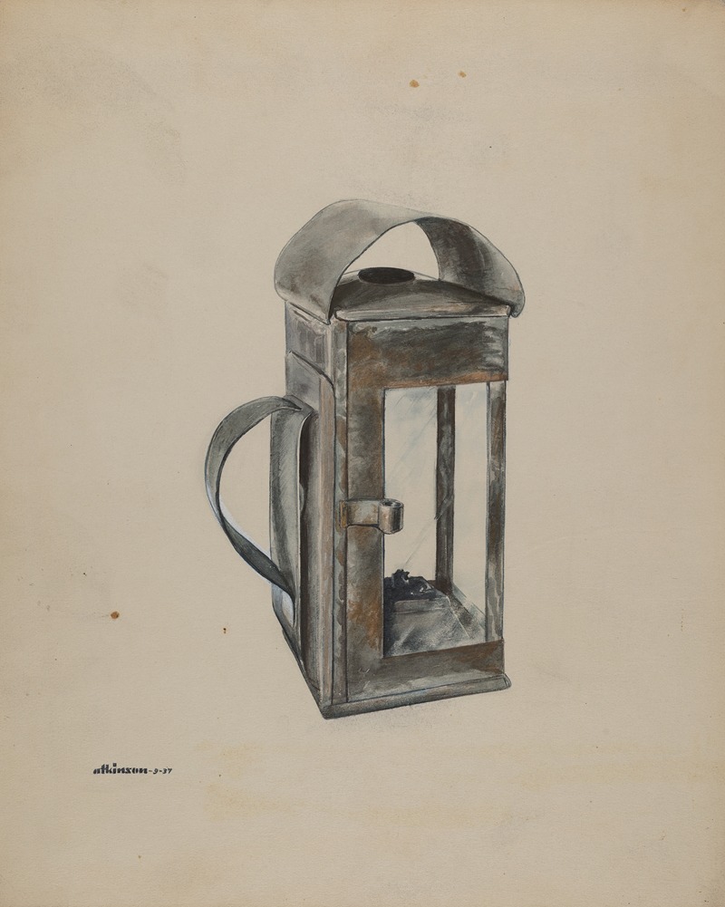 Ralph Atkinson - Economy Square Oil Lantern