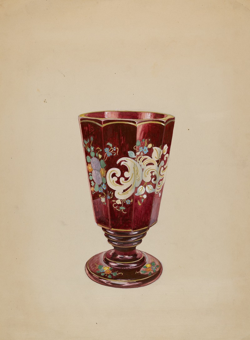 Ralph Atkinson - Vase (Ruby Glass)