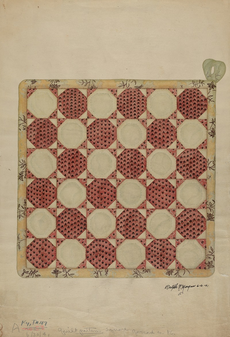 Ralph N. Morgan - Quilt Pattern Square