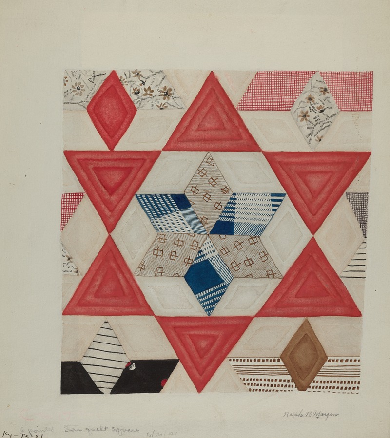 Ralph N. Morgan - Shaker Quilt Pattern