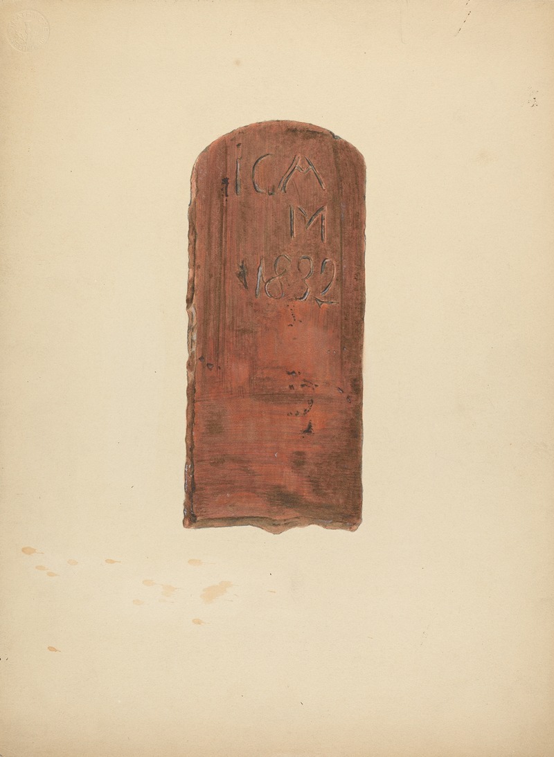 Ralph Russell - Zoar Pottery Roof Tile