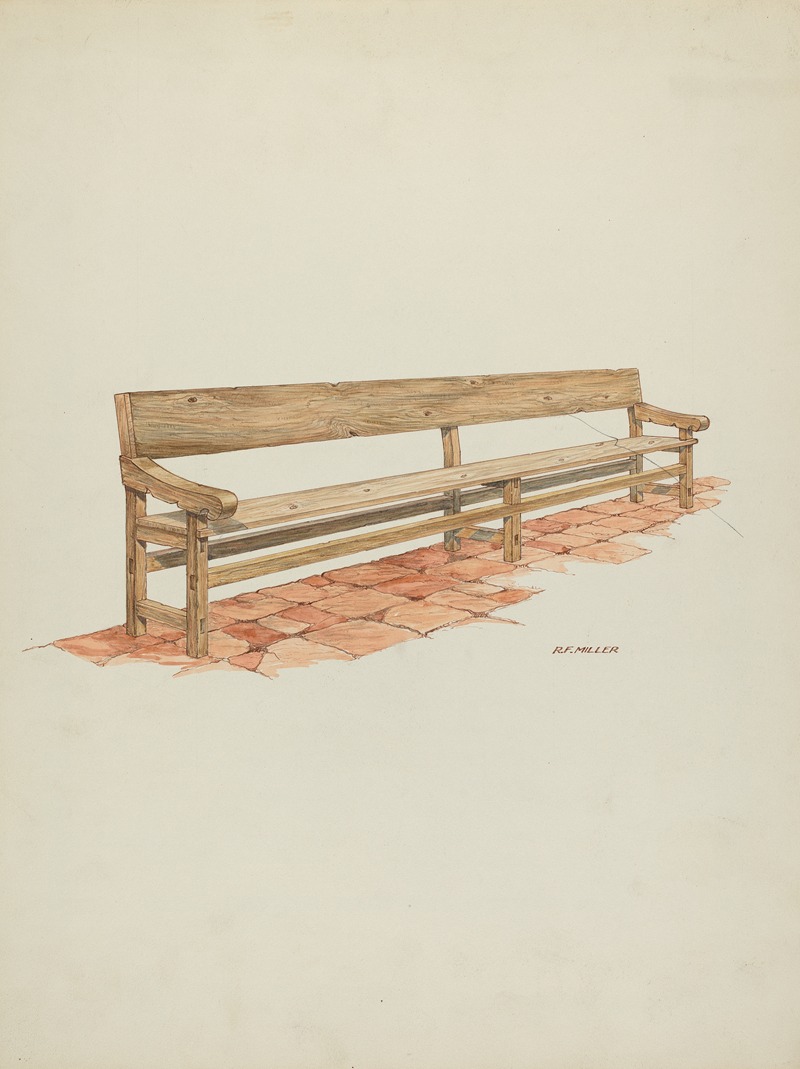 Randolph F. Miller - Mission Bench