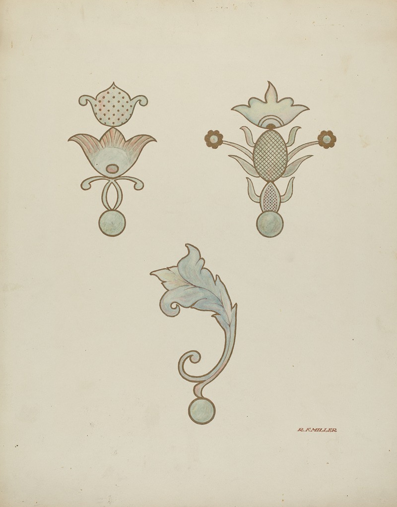 Randolph F. Miller - Painted Ceiling Decorations