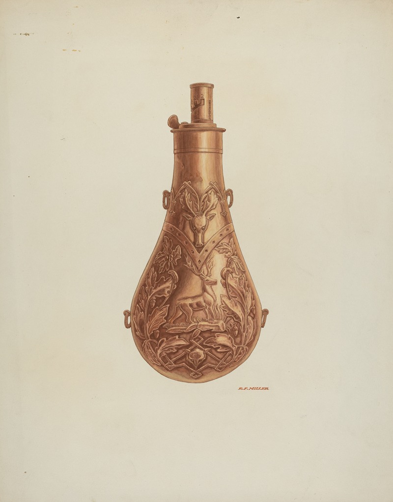 Randolph F. Miller - Powder Flask