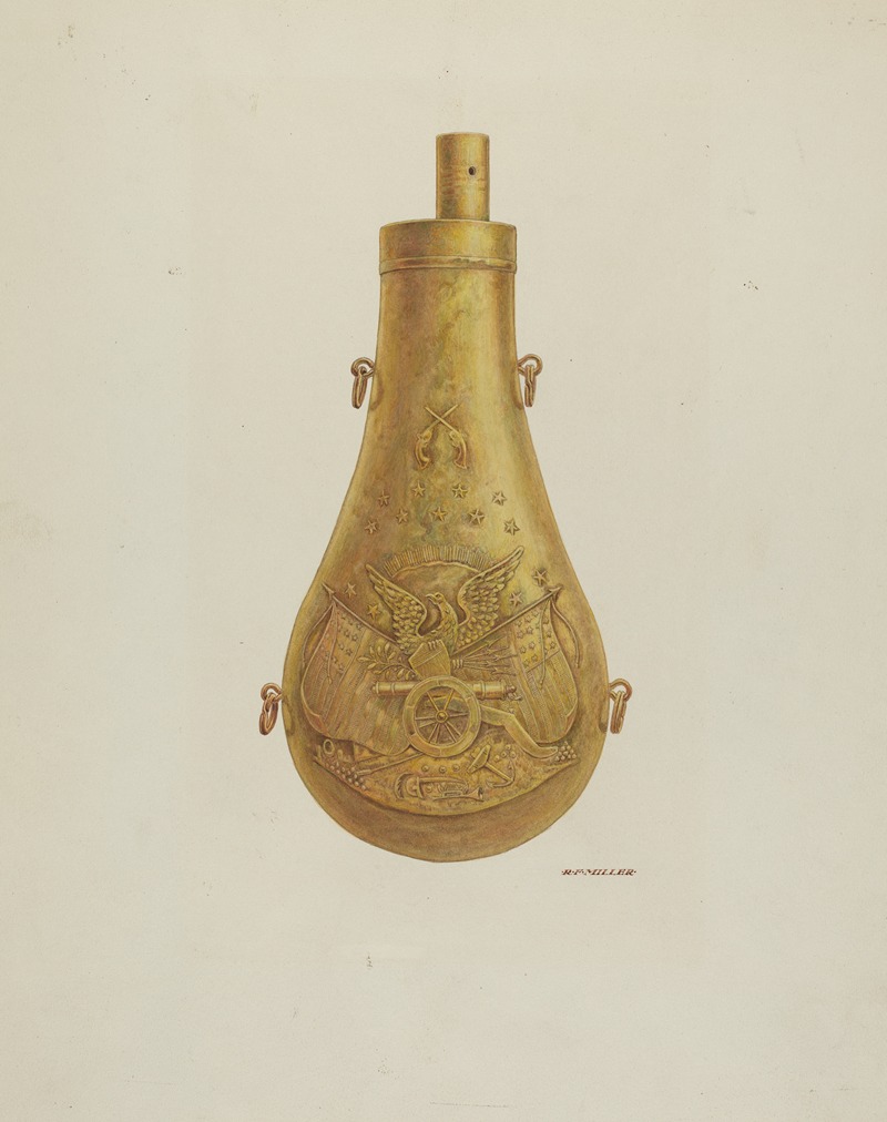 Randolph F. Miller - Powder Flask