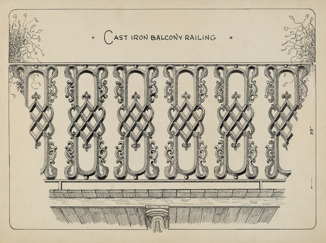 Ray Price - Cast Iron Balcony Rail