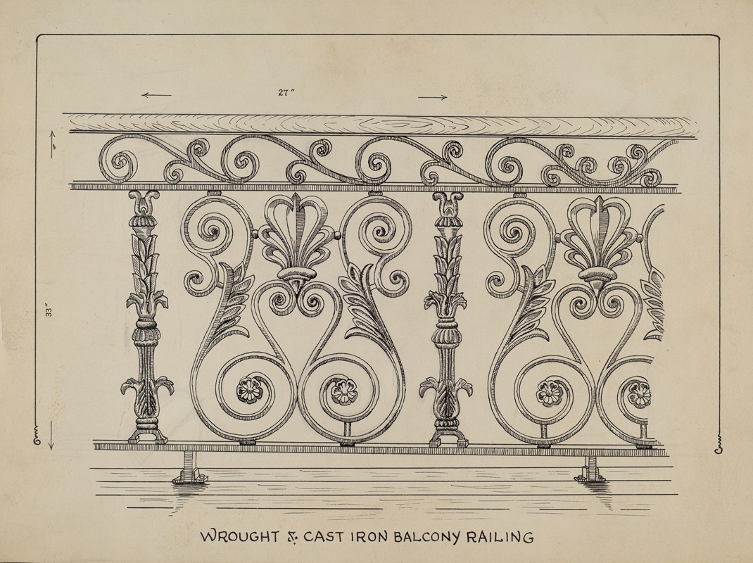 Ray Price - Cast Iron Balcony Rail