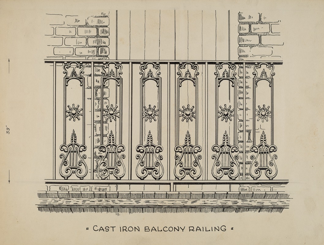 Ray Price - Cast Iron Balcony Railing