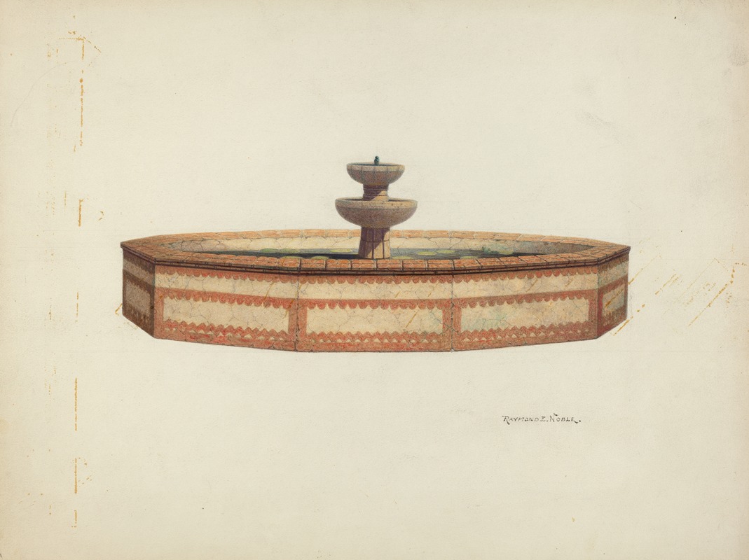 Raymond E. Noble - Mission Fountain