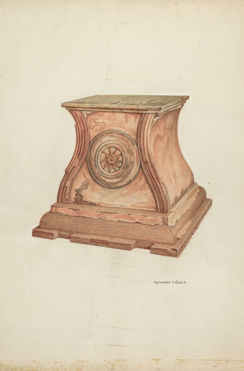 Raymond E. Noble - Stand for Baptismal Font