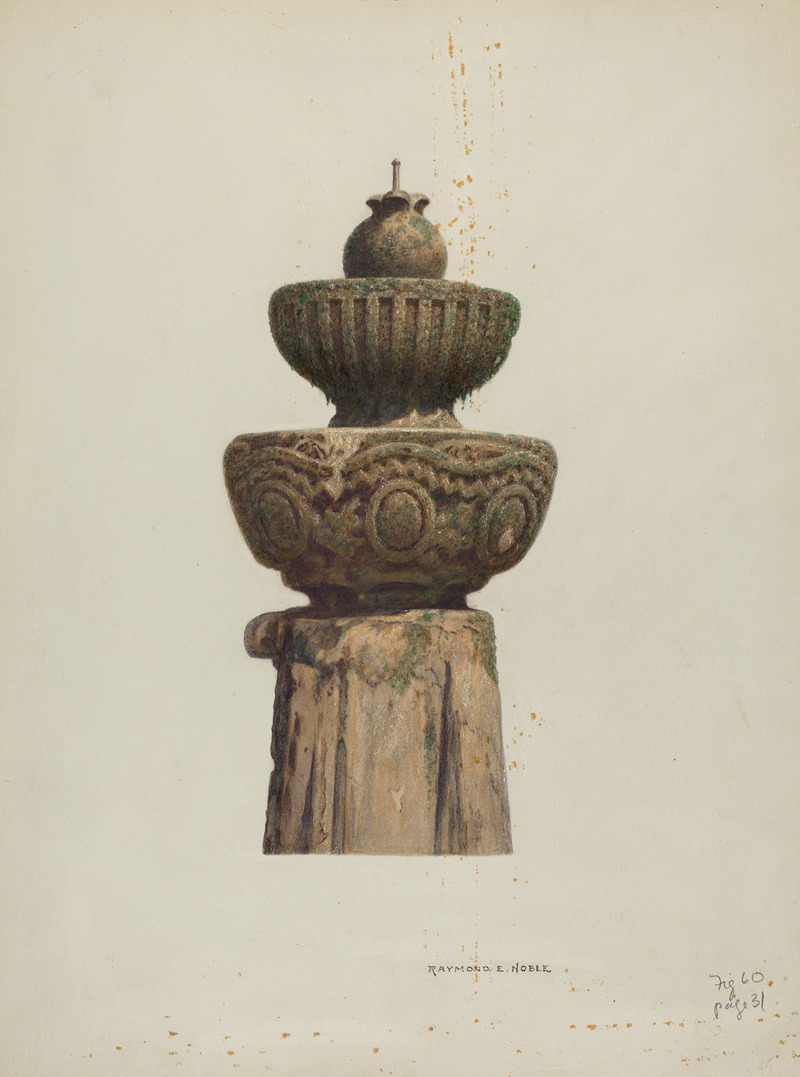 Raymond E. Noble - Stone Fountain