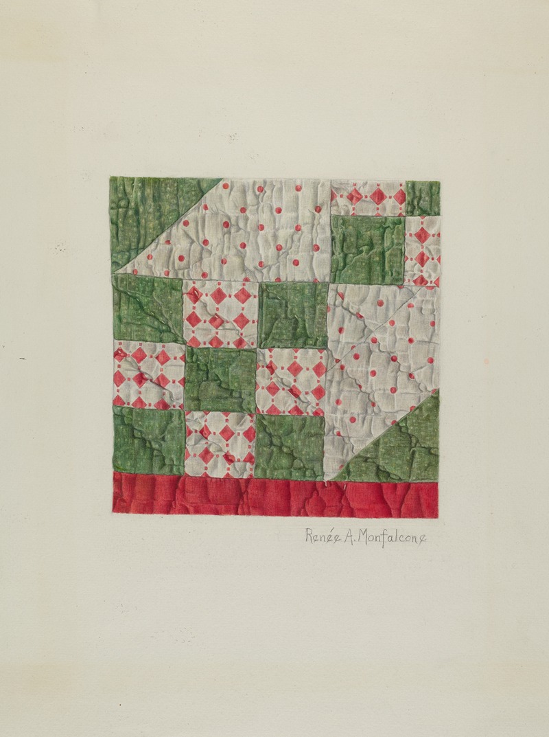 Renee A. Monfalcone - Calico Quilt (Patchwork)