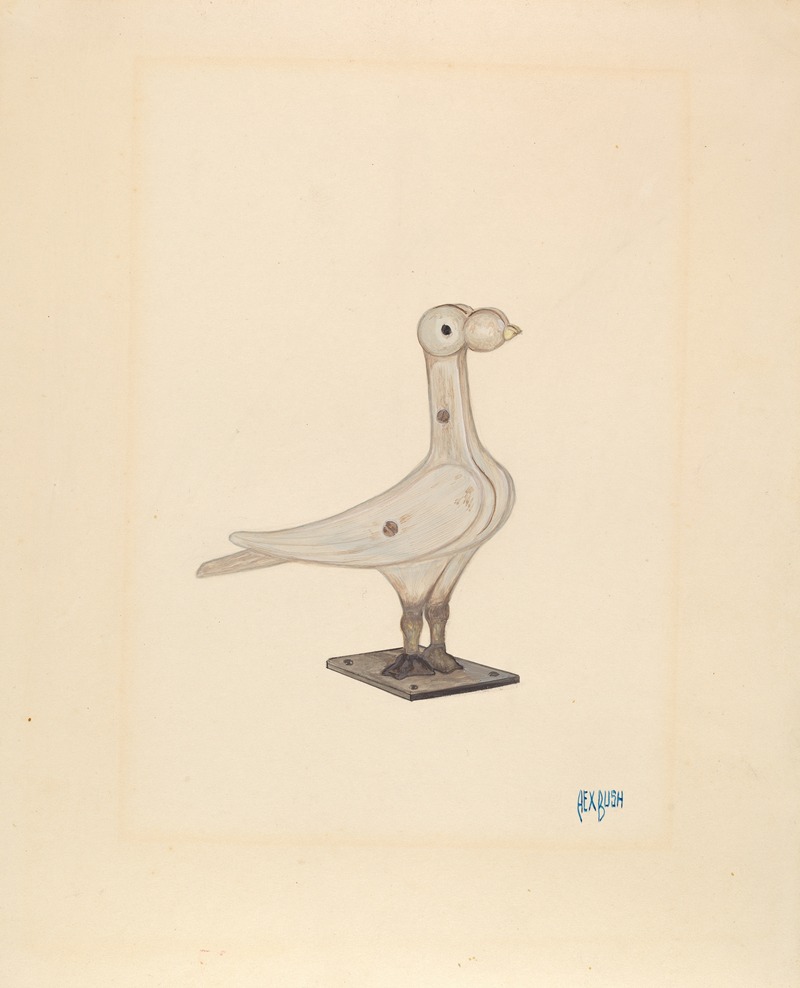 Rex F. Bush - Cast Iron Pigeon