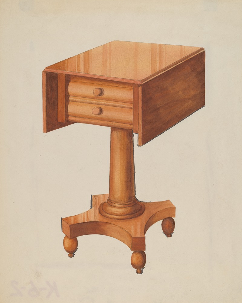 Rex F. Bush - Drop-leaf Table