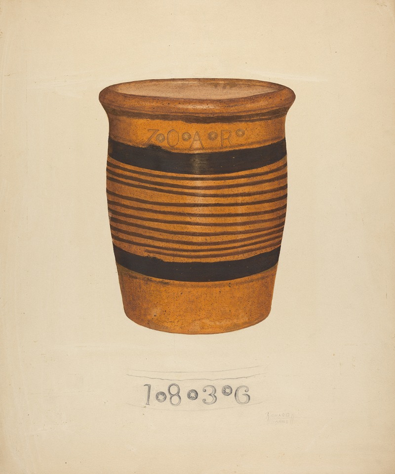 Richard Barnett - Zoar Flower Pot