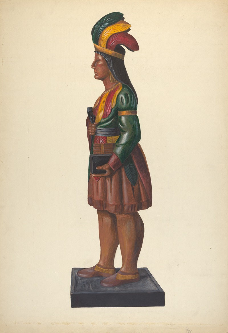 Richard F. Smith - Cigar Store Indian