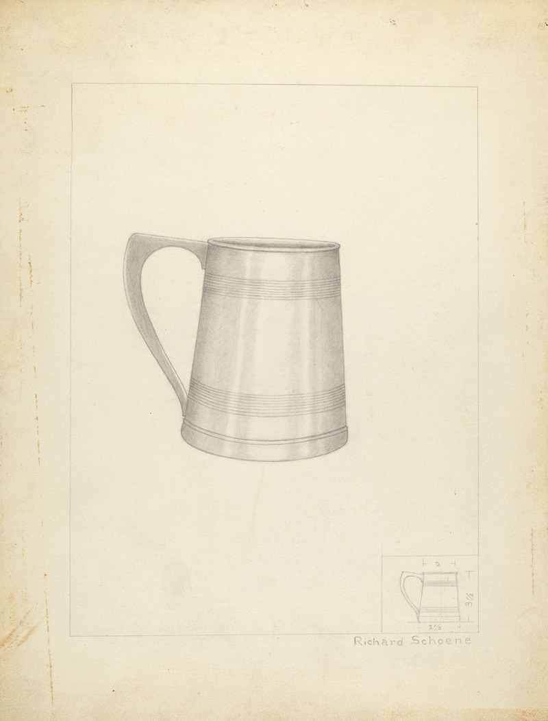 Richard Schoene - Silver Mug