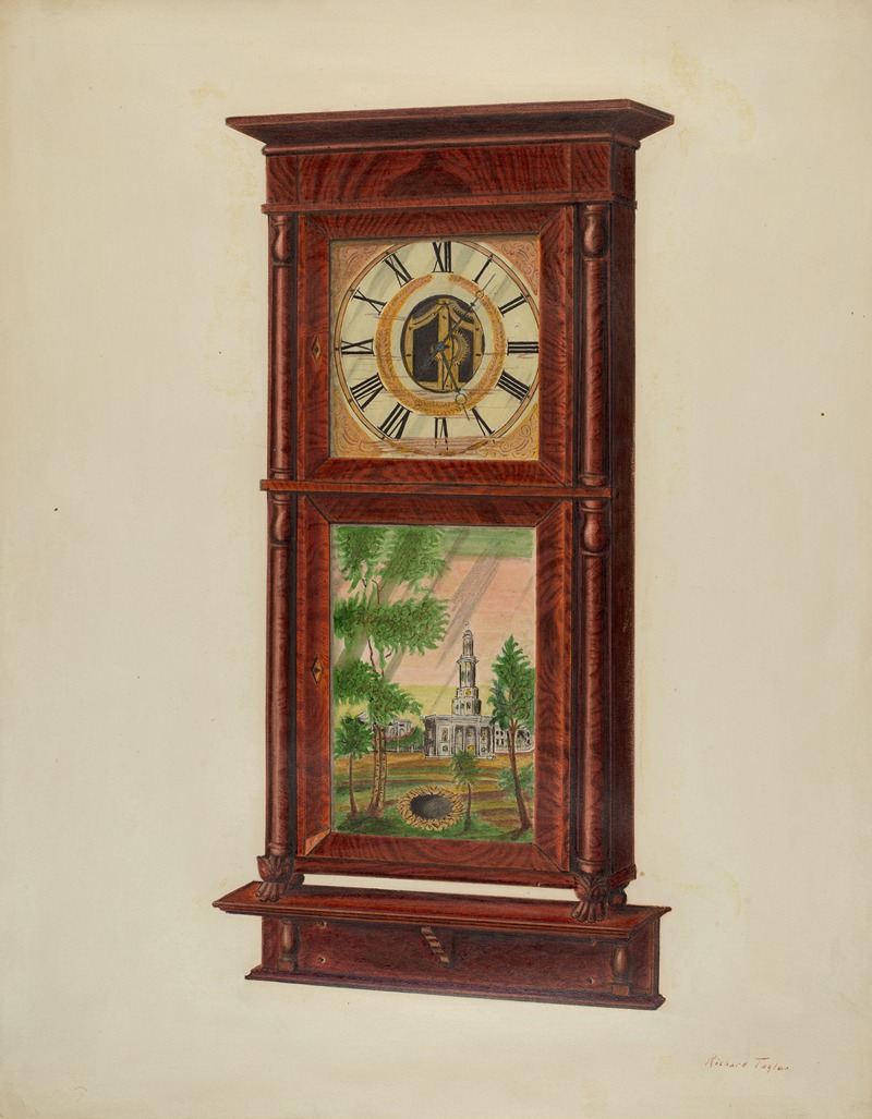 Richard Taylor - Wall Clock with Mantel