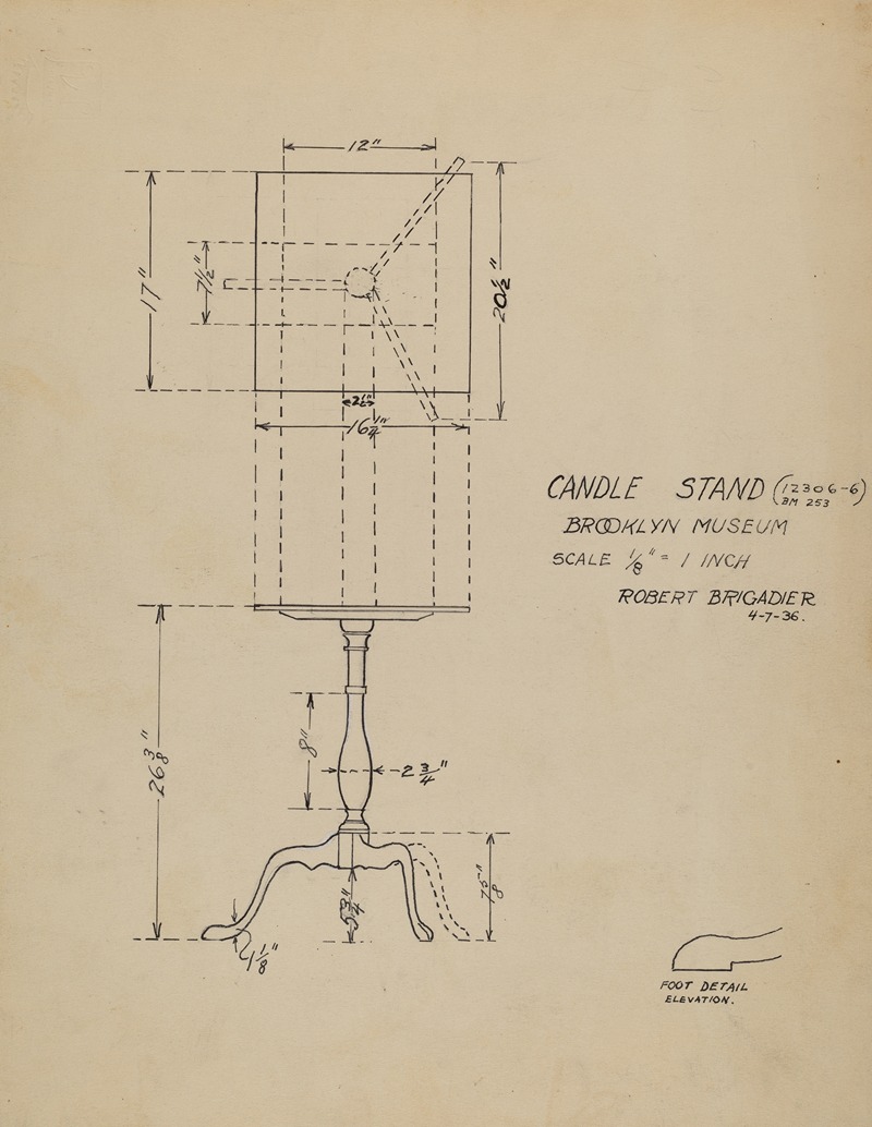 Robert Brigadier - Candle Stand