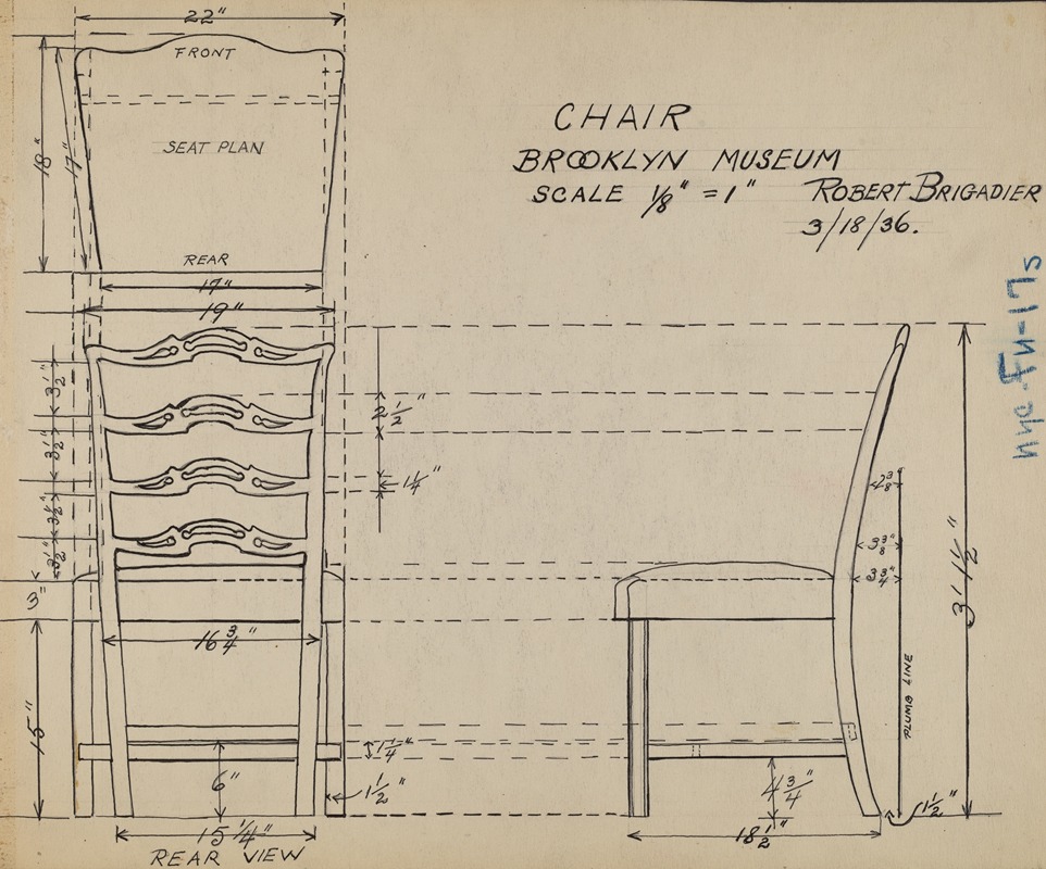 Robert Brigadier - Hitchcock Chair