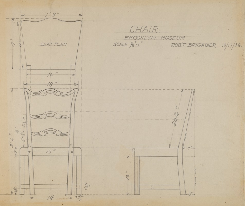 Robert Brigadier - Hitchcock Chair