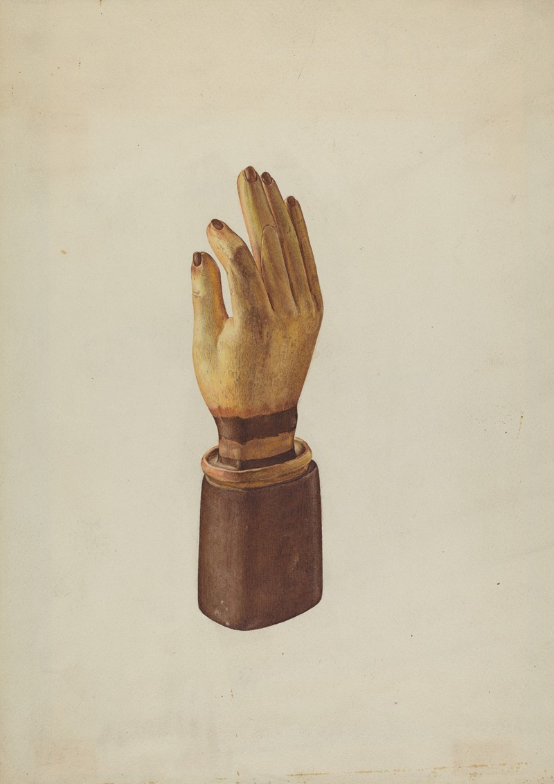 Robert Calvin - Hand Glove Advertisement