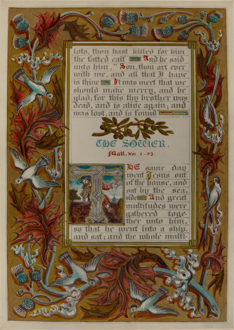 Robert Stewart - Illuminated Parable – The Sower