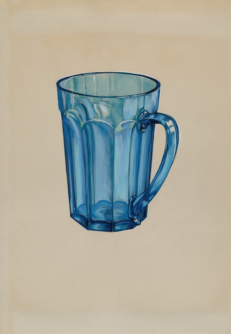 Robert Stewart - Blue Beer Mug