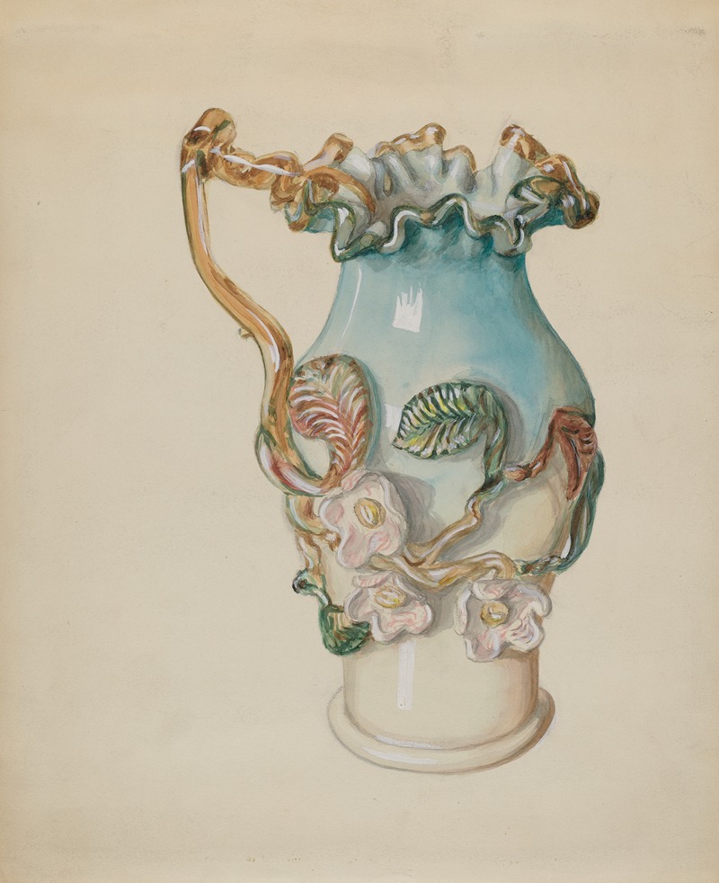 Robert Stewart - Ornamental Blue Pitcher