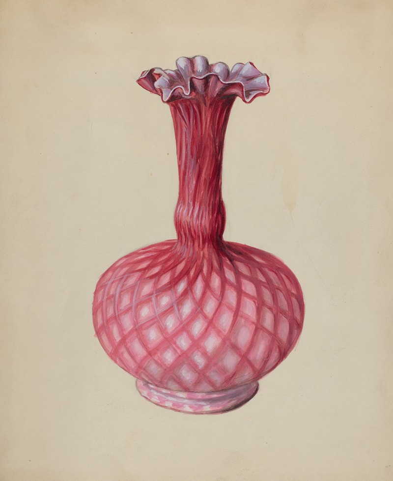 Robert Stewart - Ornamental Ruby Vase