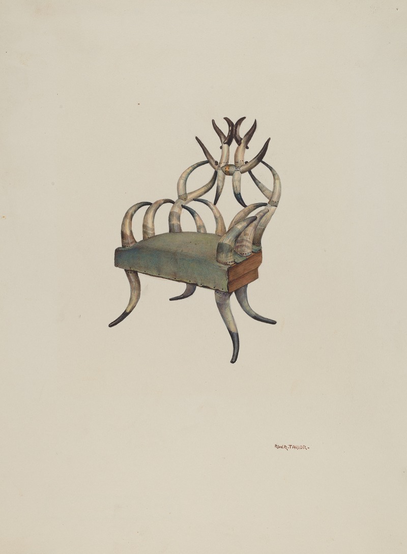 Robert W.R. Taylor - Horn chair