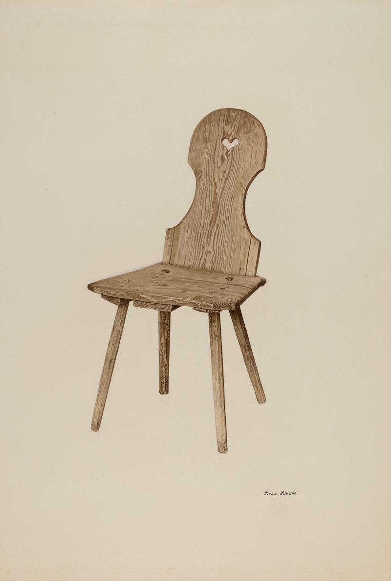 Rosa Rivero - Gothic Chair