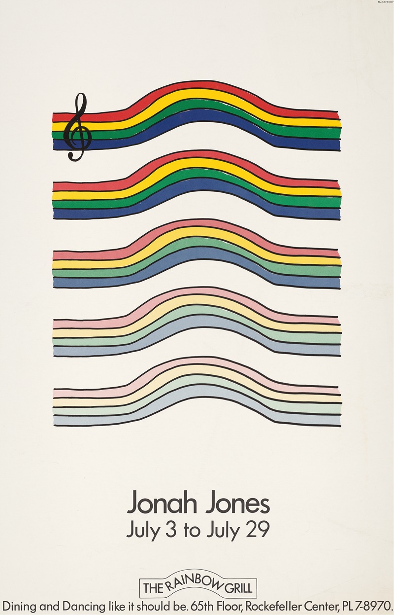 William McCaffery - Jonah Jones. The rainbow grill. Rockefeller Center