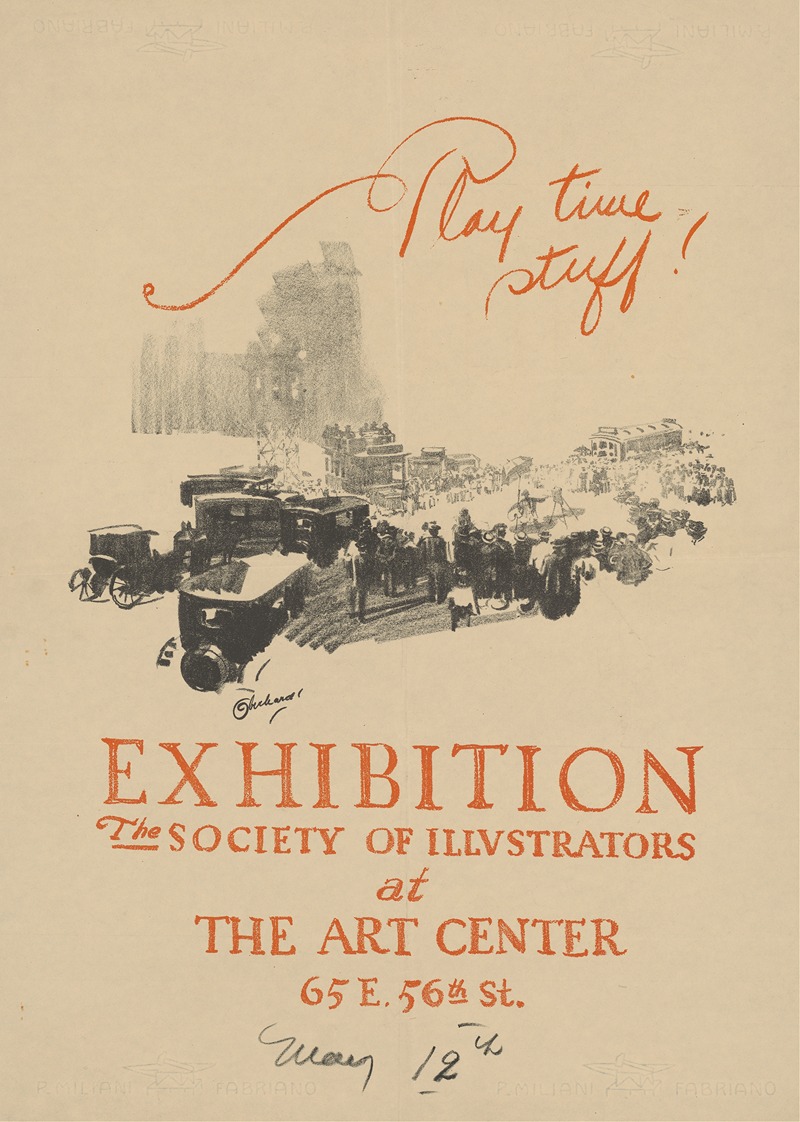 William Oberhardt - Play time stuff! Exhibition, The Society of Illustrators at the Art Center