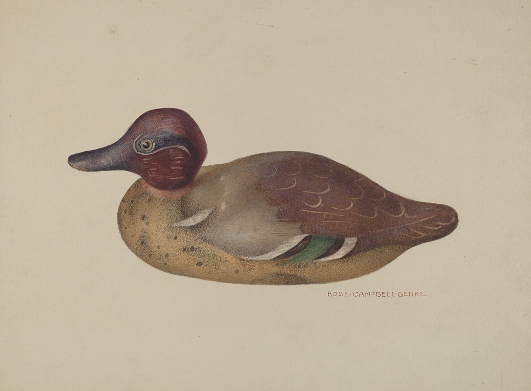 Rose Campbell-Gerke - Decoy Duck