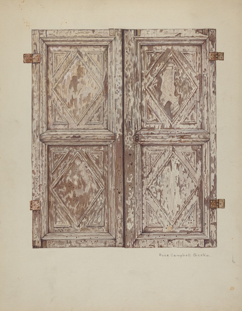 Rose Campbell-Gerke - Wooden Cabinet Doors