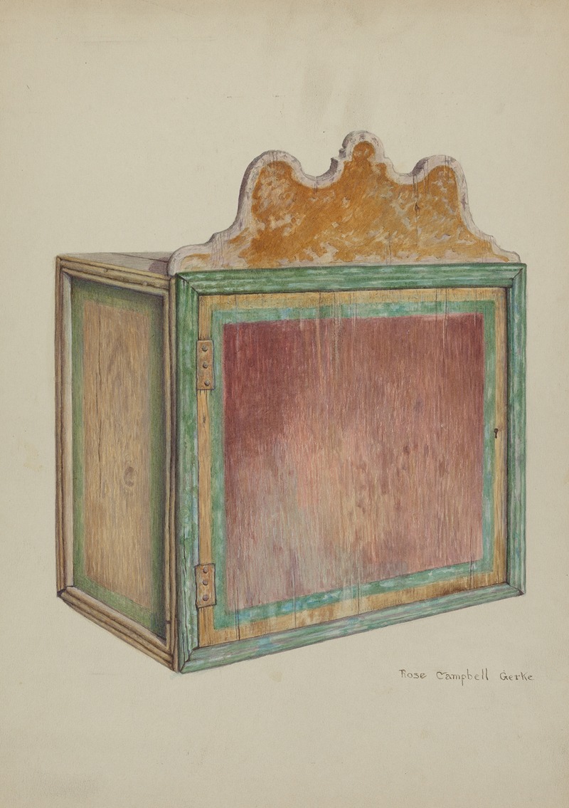 Rose Campbell-Gerke - Wooden Cabinet for Music