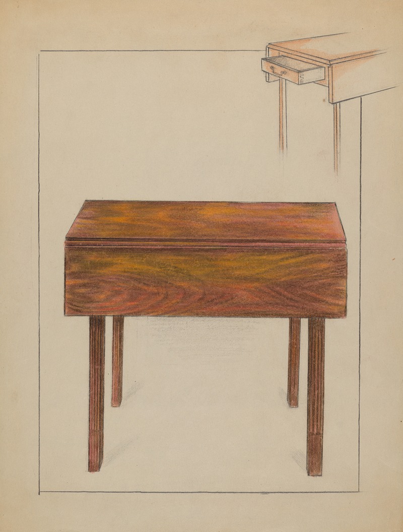 Ruth Bialostosky - Drop Leaf Table