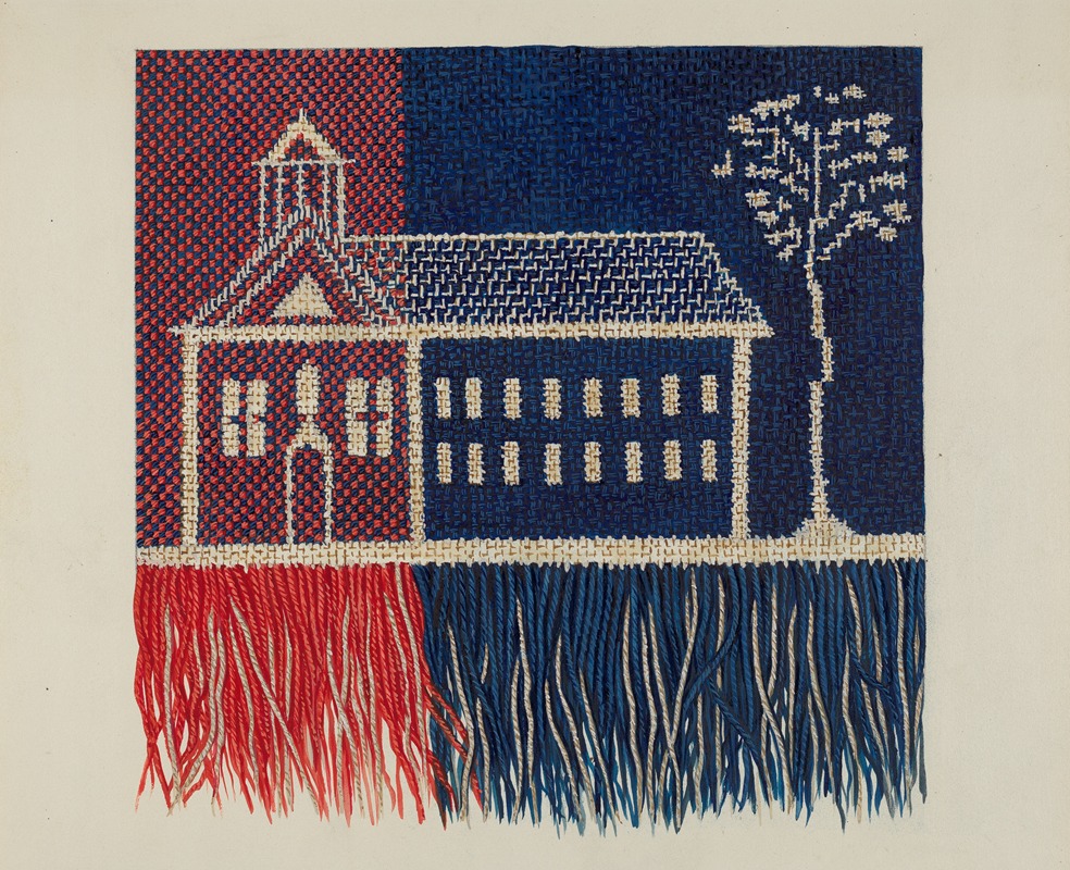 Ruth M. Barnes - Coverlet Detail Farmer’s Fancy