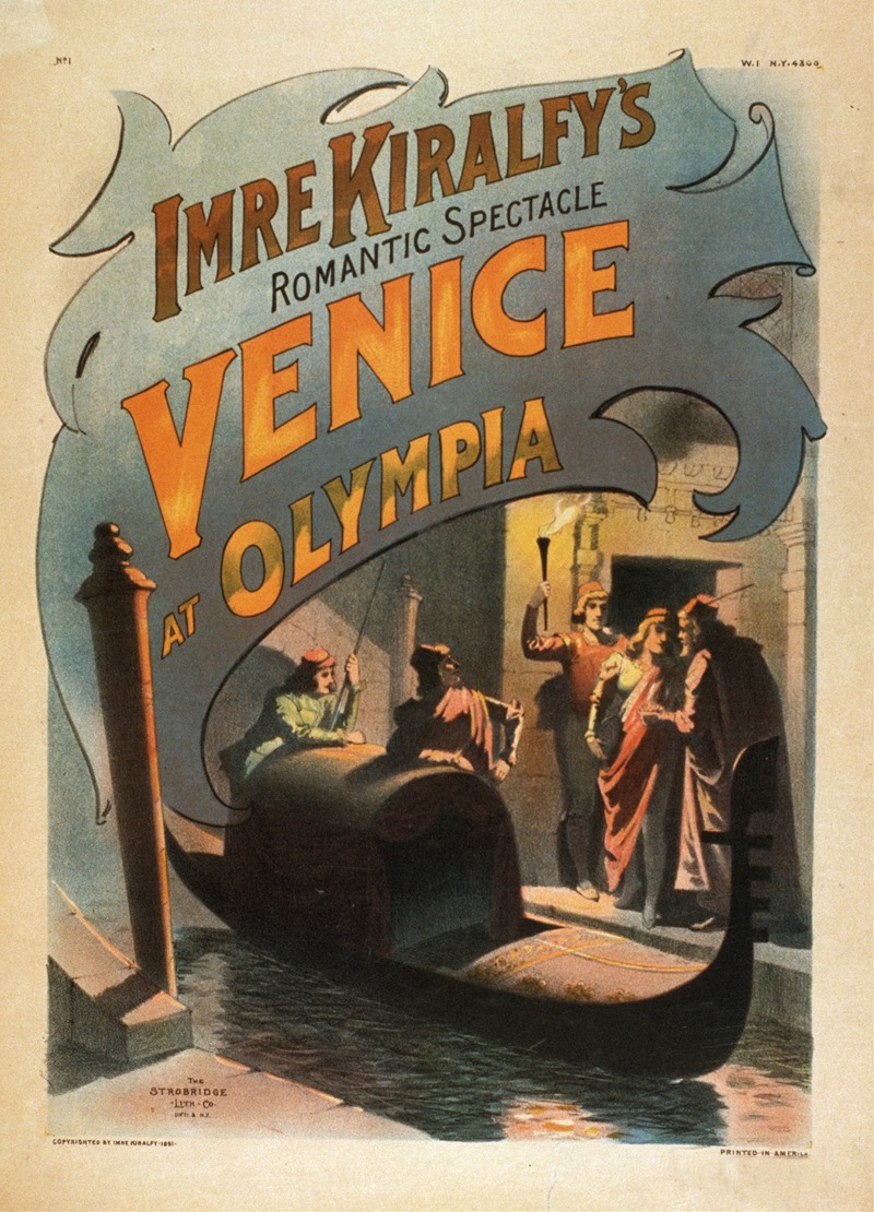 Strobridge and Co - Imre Kiralfy’s romantic spectacle, Venice at Olympia