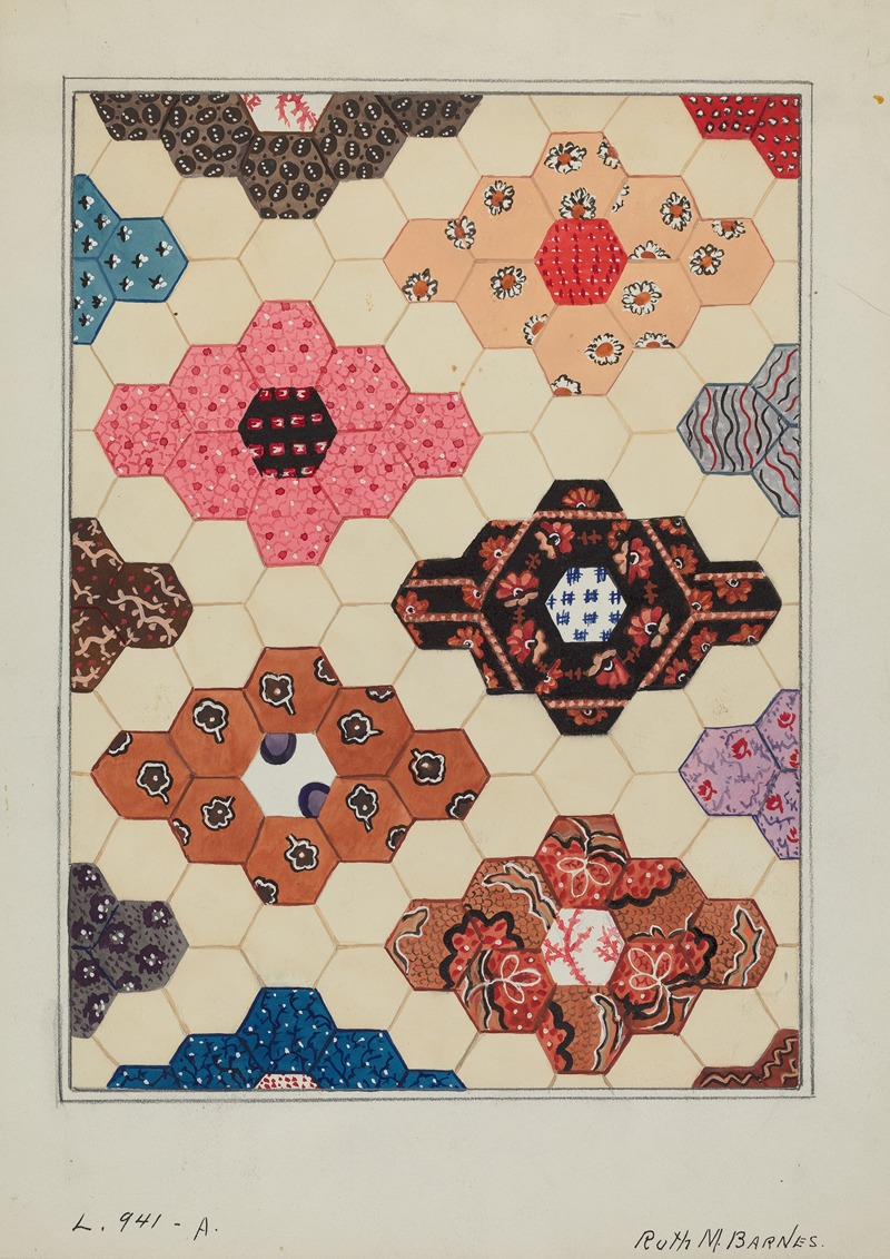 Ruth M. Barnes - Quilt (1 Section)