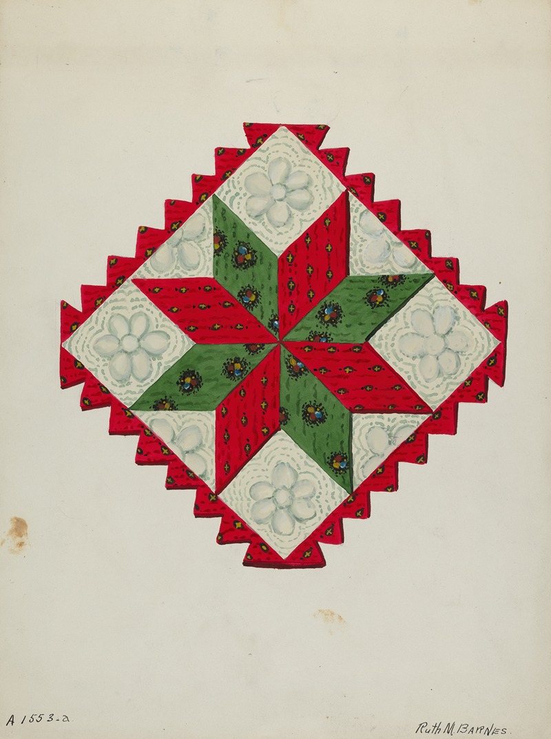 Ruth M. Barnes - Quilt Block